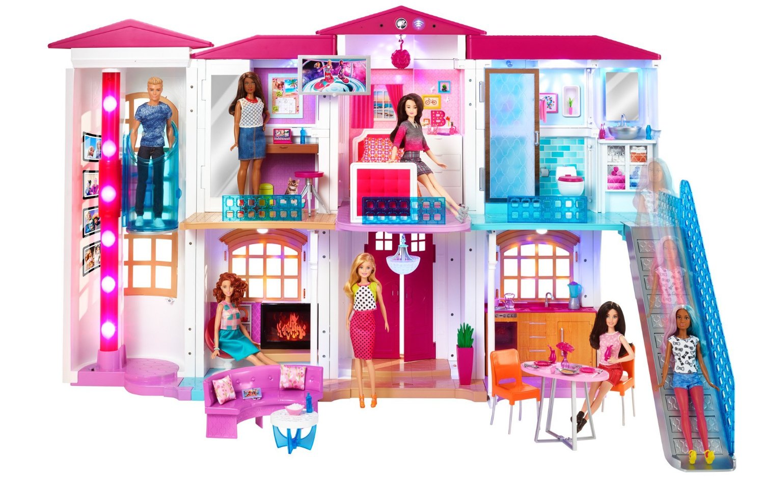 electronic barbie dream house
