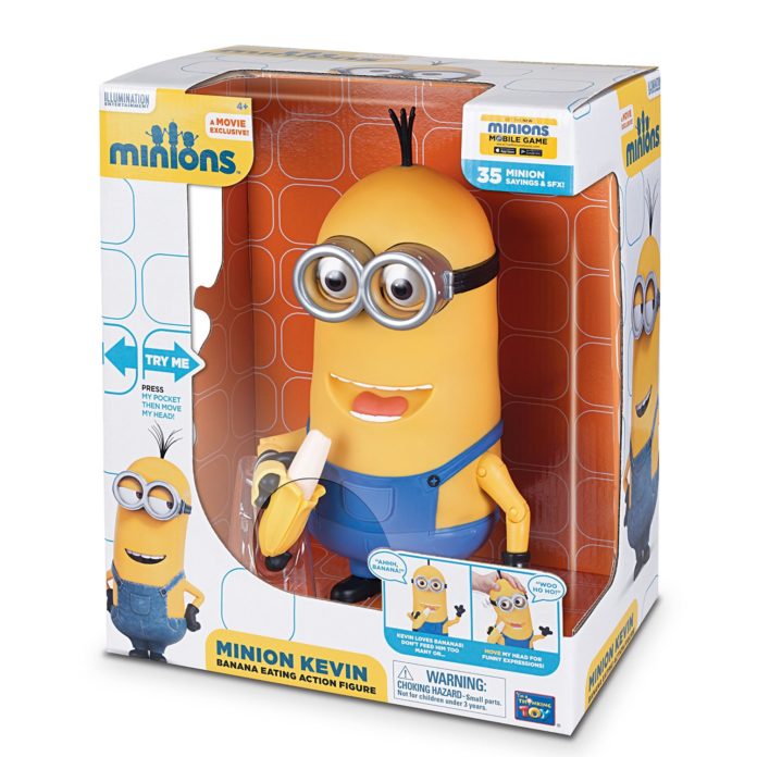 Minion Kevin Banana Eating Action Figure Review - Kids Toys News