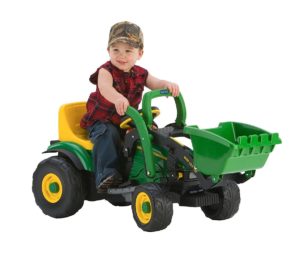 Peg Perego John Deere Mini Power Loader 6-Volt Battery-Powered Ride-On