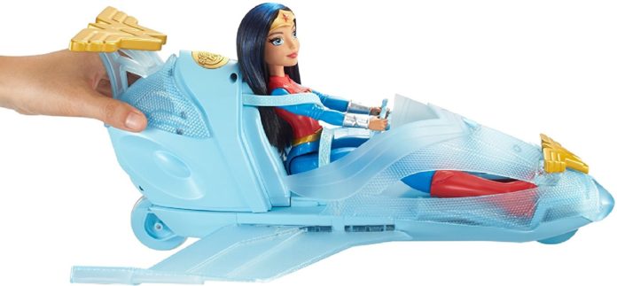 DC Super Hero Girls Wonder Woman Doll & Invisible Jet Review - Kids ...