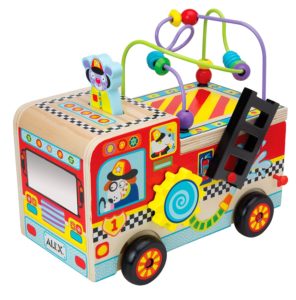 Busy Fire Truck Wooden Activity Center