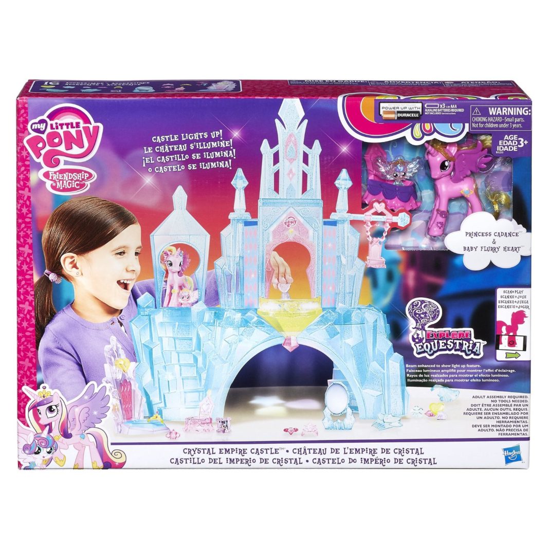 my little pony equestria crystal empire castle playset