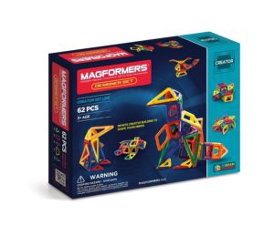 Magformers Magnetic Building Construction Set - 62 Piece Designer Set