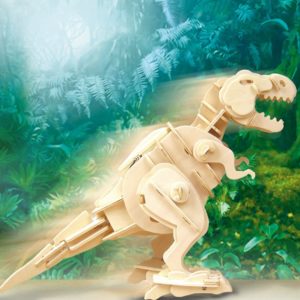 Trex Dinosaur 3D Puzzle Walking Wooden Robot Toy