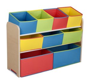 Delta Children Multi-Color Deluxe Toy Organizer with Storage Bins