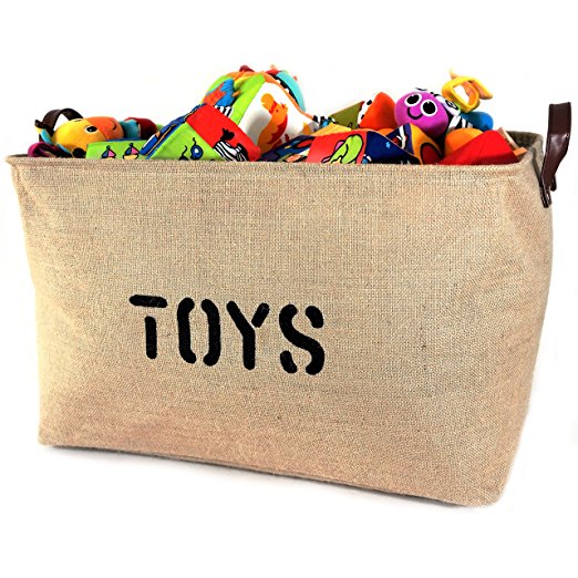 tall basket for toys