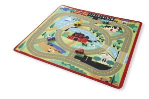 Melissa & Doug Round the Town Road Rug