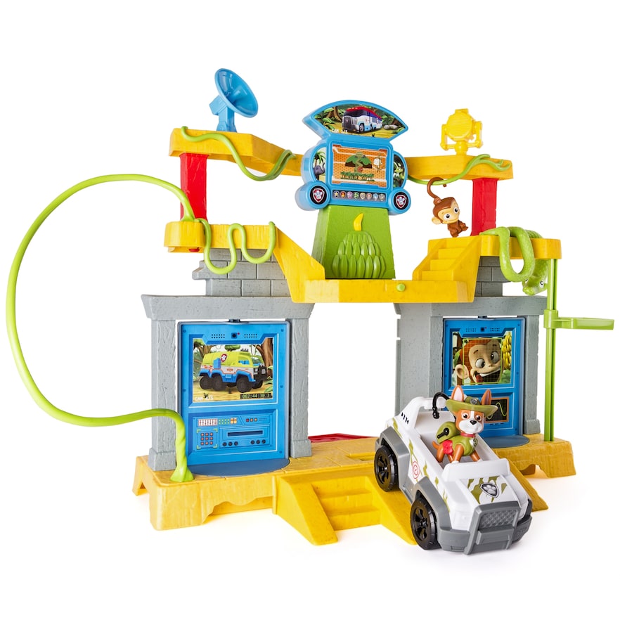 Paw Patrol Tracker Monkey Temple Play Set by Spin Master, Multicolor