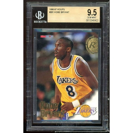 Kobe Bryant Rookie Card 1996-97 Hoops #281 BGS 9.5