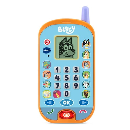 VTech Bluey Ring Ring Phone Bluey Bluey Toy Phones Baby and Toddler Toys