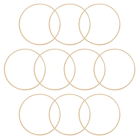 10Pcs Bamboo Floral Hoops Round DIY Craft Rings DIY Wedding Party Wreath Frame Decors