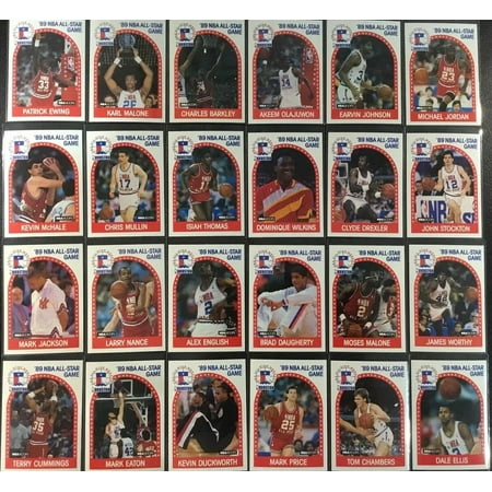 1989-90 Hoops NBA All-Star Basketball 24 Card Set (Includes Michael Jordan)